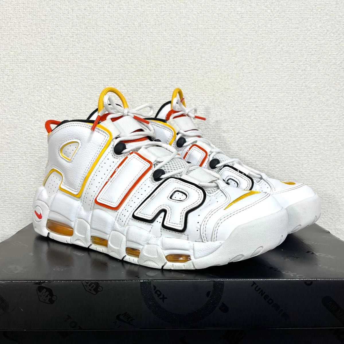 美品希少! NIKE AIR MORE UPTEMPO レイガンズ 27.5cm ナイキ エア モアアップテンポ モアテン 限定