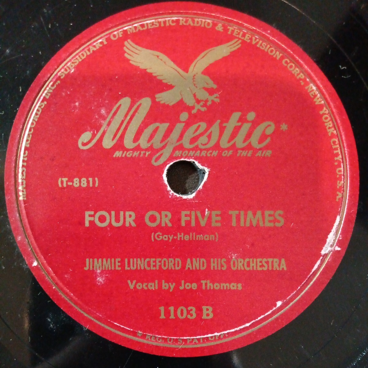  rice majestic 10.SP!jimi-* Ran s Ford. record! antique retro all ti-z pops Jazz Dance music 