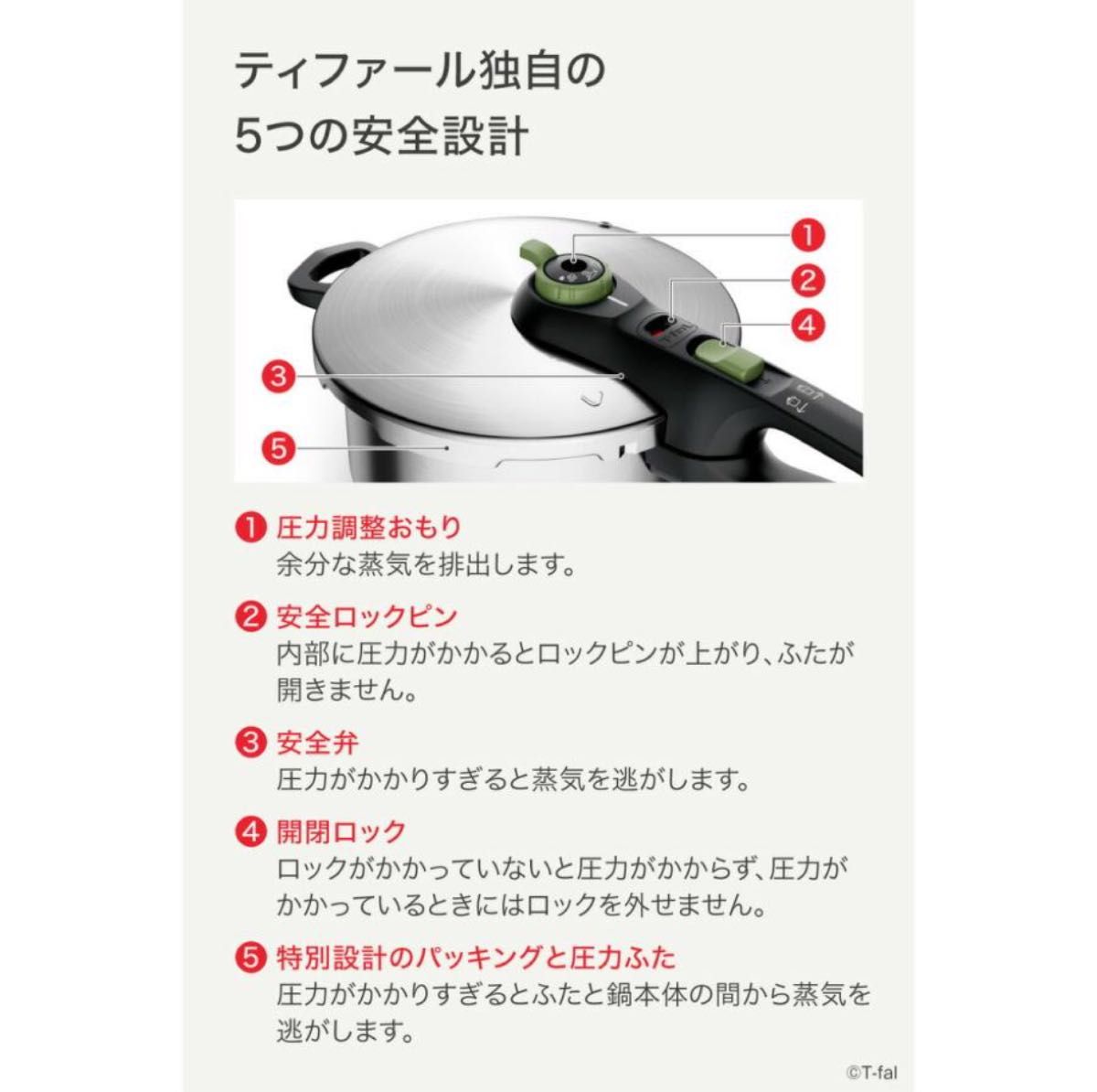 【新品未開封】【新品未開封】ティファール T-fal 圧力鍋 セキュア トレンディ 3.2L