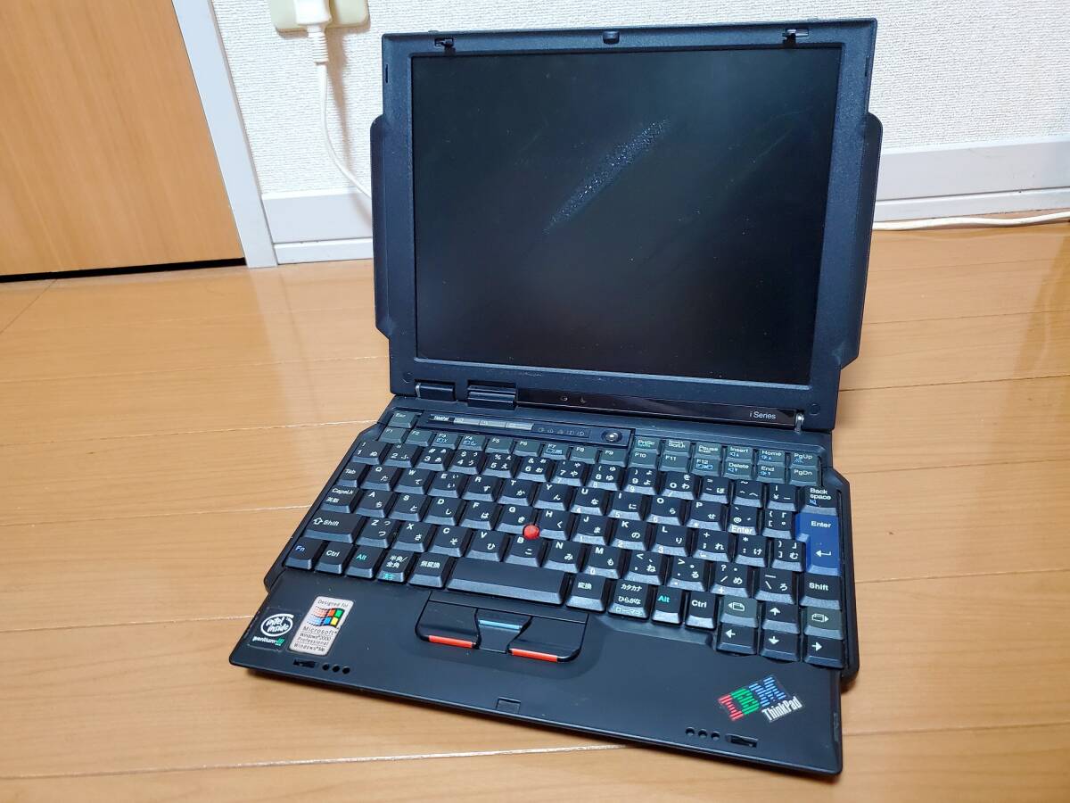 IBM ThinkPad iSeries s30 2639-43J ミラージュブラック ジャンク品の画像1