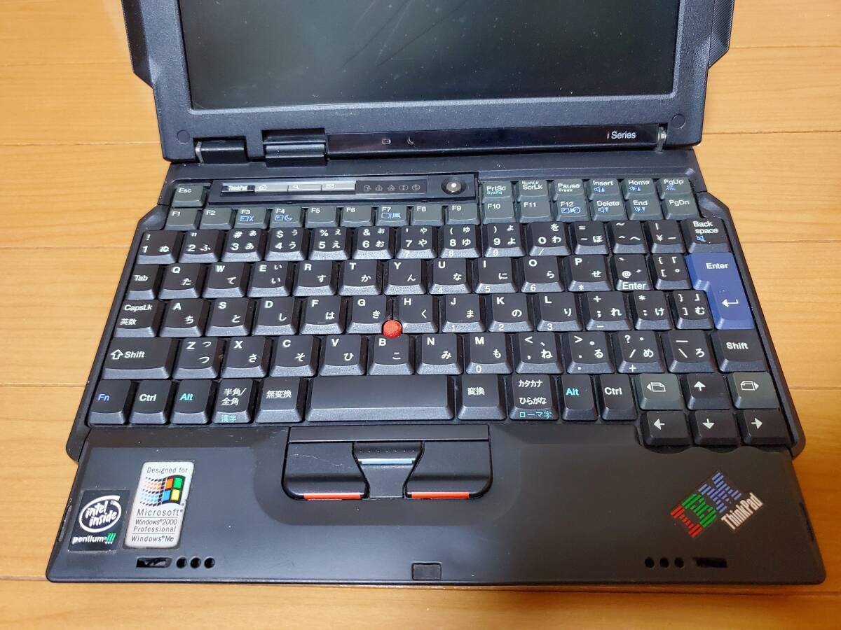IBM ThinkPad iSeries s30 2639-43J ミラージュブラック ジャンク品の画像4