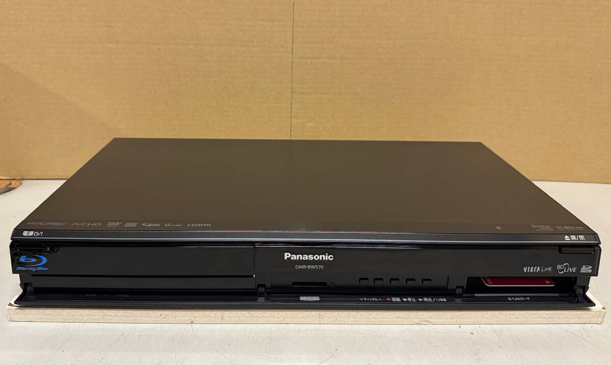 「 安心！整備品 」 Panasonic DIGA 【 DMR-BW570 】 2 番組同時録画、フルハイビジョン録画、ブルーレイレコーダー 【 完動品 】 2009年 