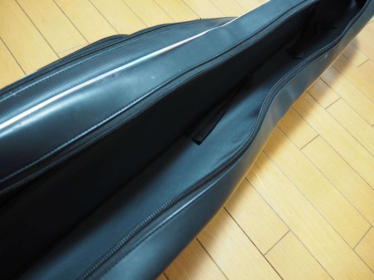 !! beautiful goods Gamakatsu bulrush . rod case approximately 140cm!!