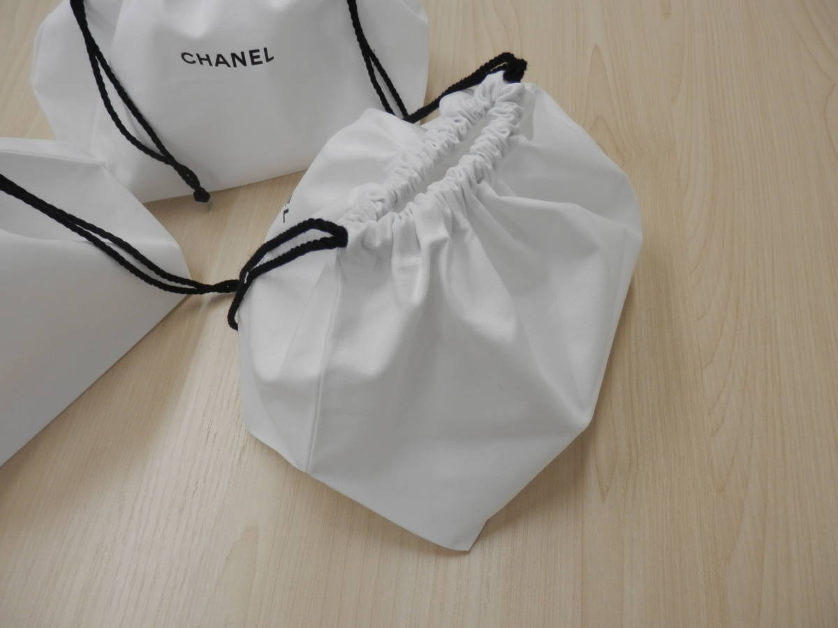 CHANEL シャネル 巾着 ポーチ 3袋セット 小物入れ メイクポーチ 限定 送料無料 非売品 巾着【SP111】