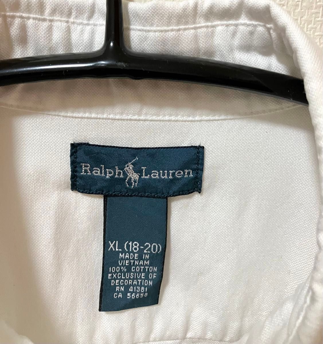 美品　RALPH LAUREN ラルフローレン　カラーポニー刺繍　ボタンダウンシャツ　　オックスフォード長袖シャツ