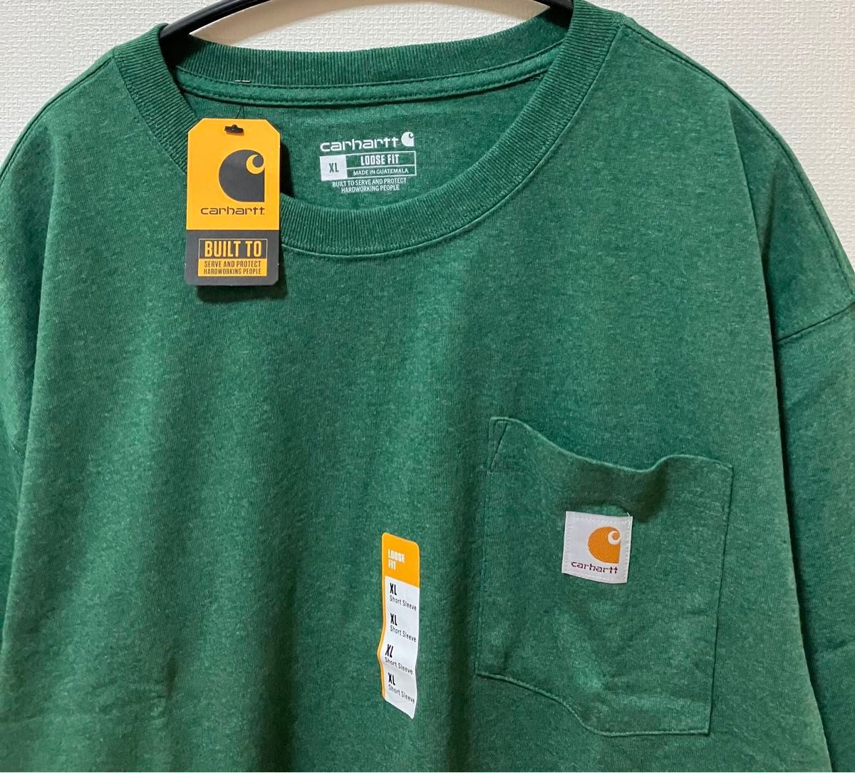 新品未使用タグ付　carhartt カーハート　ポケット付きTシャツ オーバーサイズ ビッグシルエット K 87 ＸＬサイズ 半袖