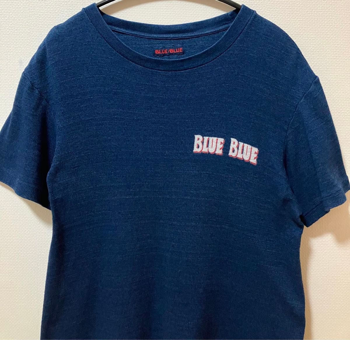 日本製　BLUE BLUE ブルーブルー　ブランドロゴTシャツ