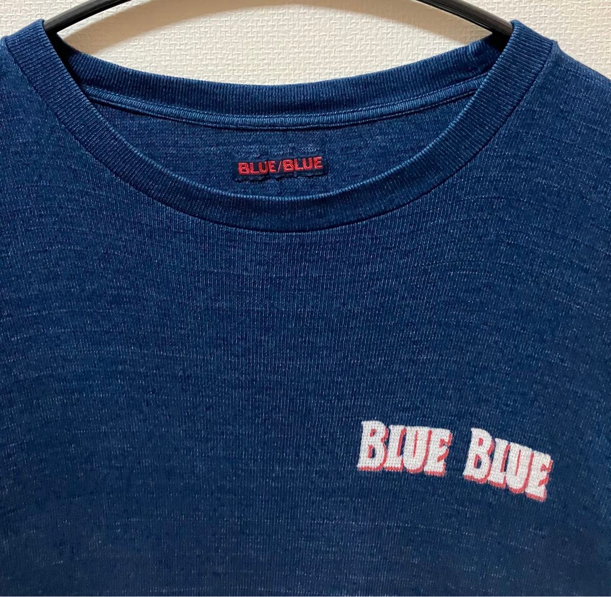 日本製　BLUE BLUE ブルーブルー　ブランドロゴTシャツ
