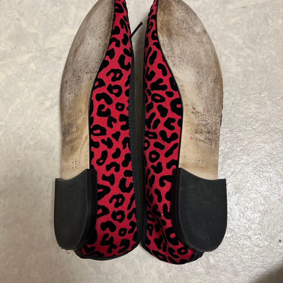 repetto レペット バレエシューズ ピンク レオパード ヒョウ柄 repetto レペット バレエシューズ ピンク レオパード ヒョウ柄