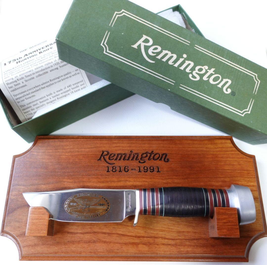 REMINGTON ANNIVERSARY レミントン 175周年記念 シース ナイフ REMINGTON ANNIVERSARY レミントン 175周年記念 シース ナイフ