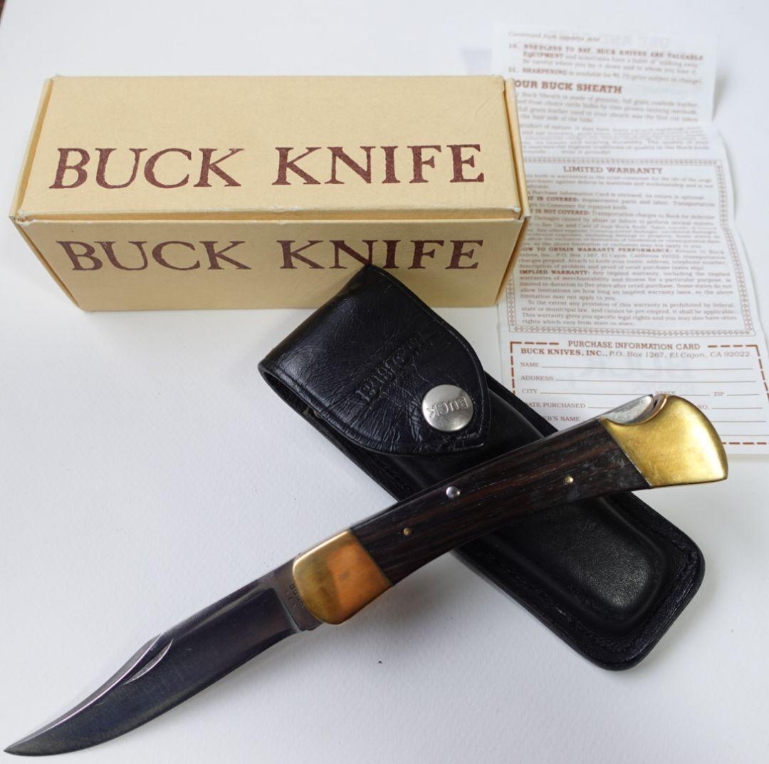 BUCK 110 ハンター 1967-1972年 3ピン 2ライン 反転 フォールディングナイフ