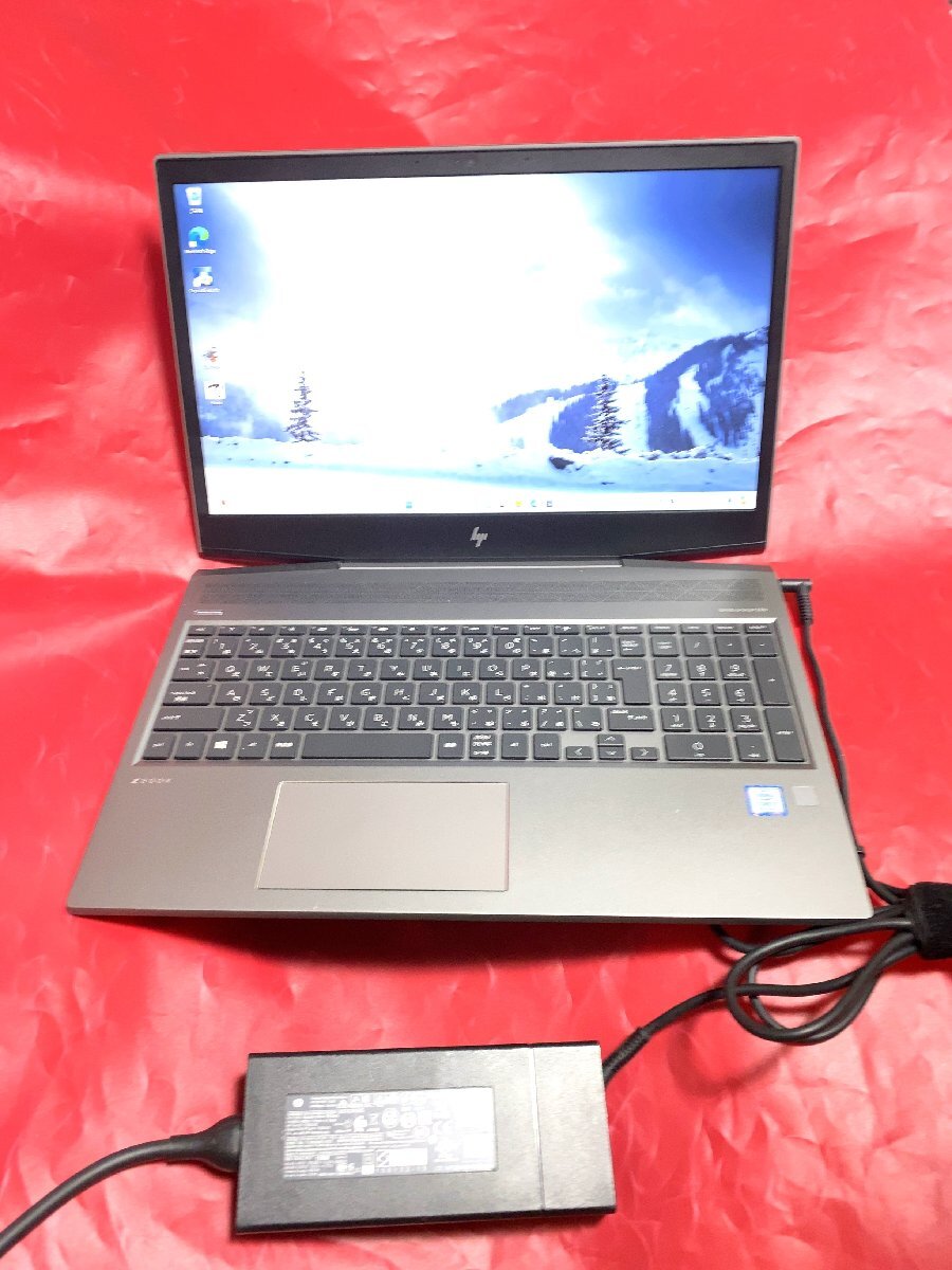 難あり ハイスペックノートPC HP Zbook 15v G5 (Core i7-8750H/メモリ16GB/SSD256GB&HDD1TB)15FHD(1920x1080) WiFi Webカメラ SK2405-08_画像1