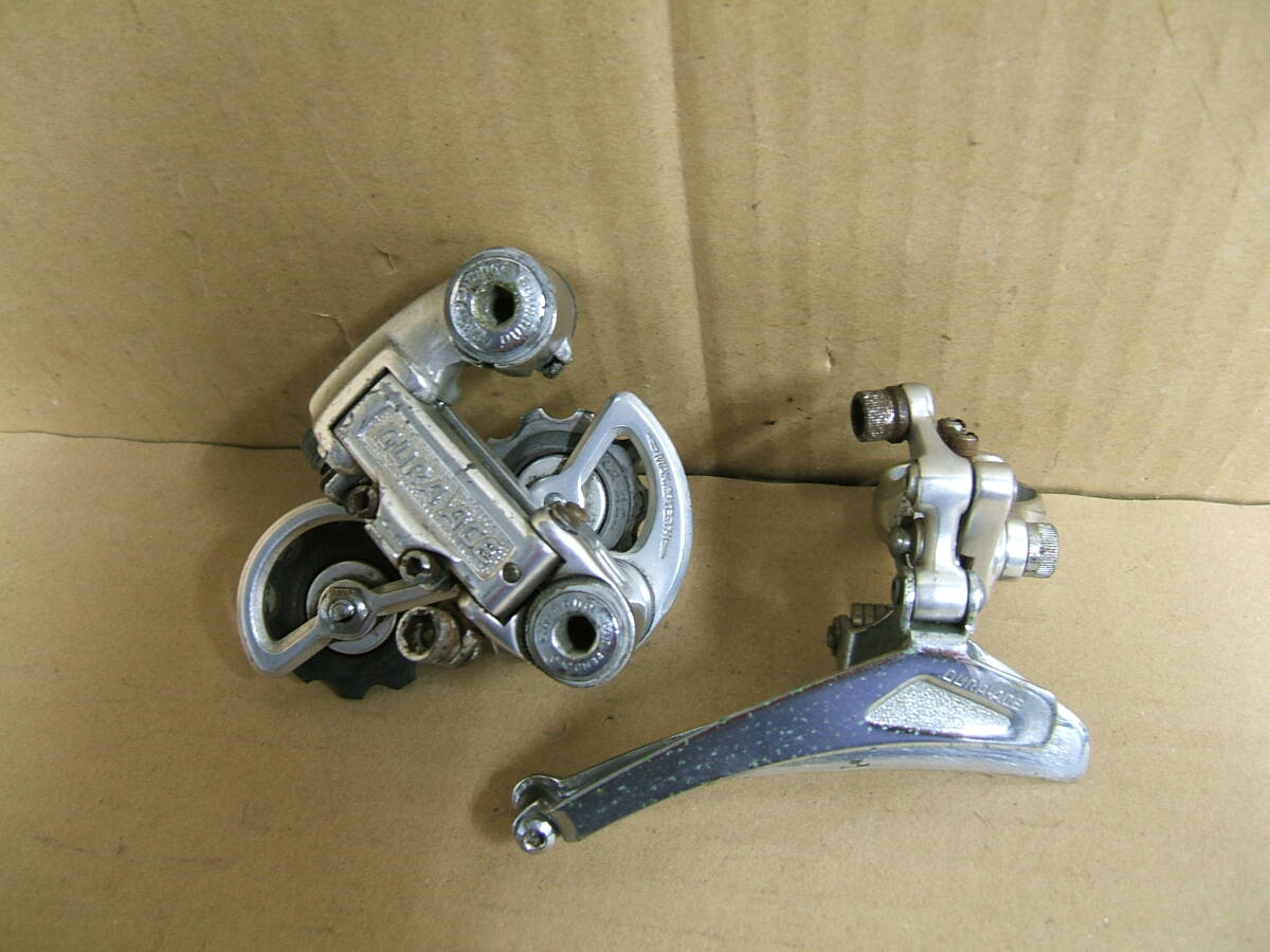 中古 前+リアディレイラー SHIMANO DURA-ACE JAPAN 258