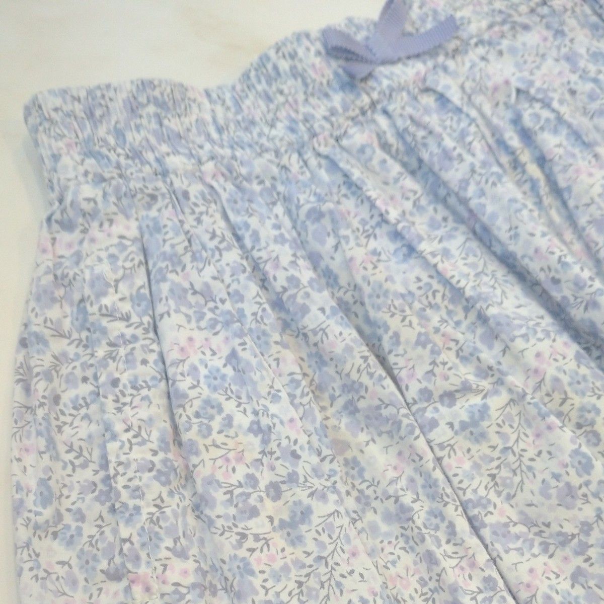ペアレンツドリーム　フレアー　スカート　100　花　紫　パープル