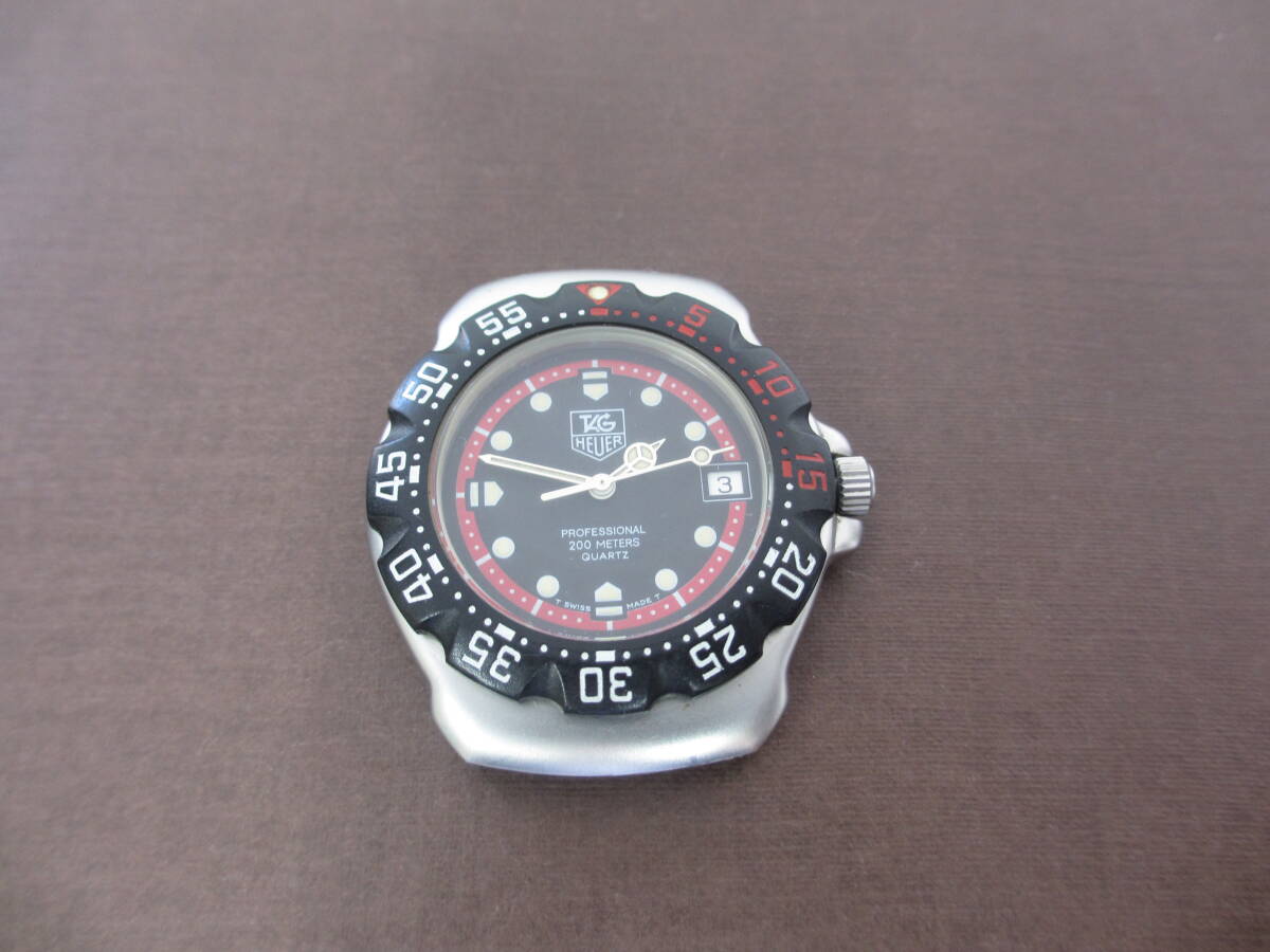 TAG HEUER/タグホイヤー/WA1214/フォーミュラ1 PROFESSIONAL プロフェッショナル 200M 腕時計 ベルト欠品/電池交換済み 動作品の画像2