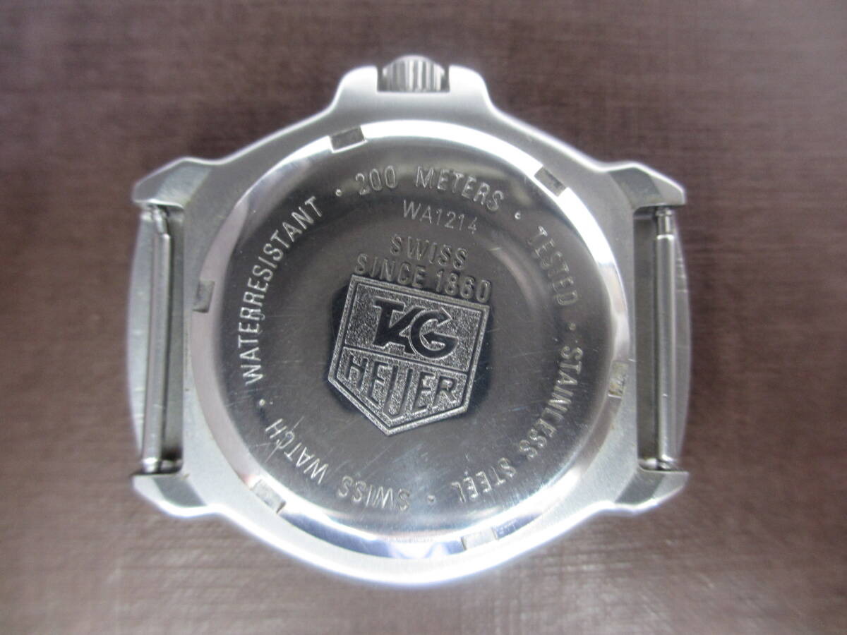 TAG HEUER/タグホイヤー/WA1214/フォーミュラ1 PROFESSIONAL プロフェッショナル 200M 腕時計 ベルト欠品/電池交換済み 動作品の画像9