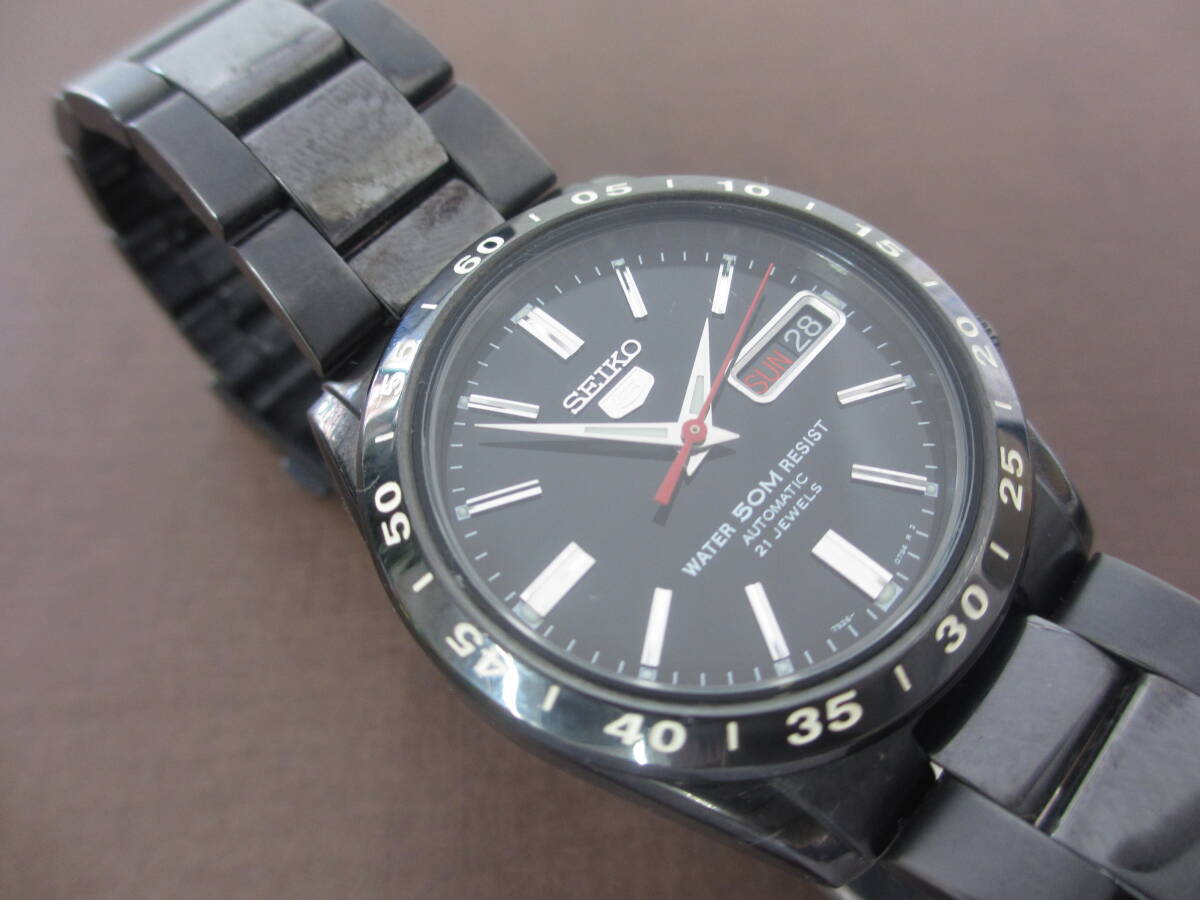 SEIKO 5 AUTOMATIC/セイコー 5 自動巻き 21石 腕時計/7S26-02T0/動作品の画像1