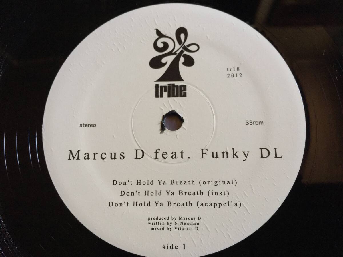  ★Marcus D Featuring Funky DL / Don't Hold Ya Breath 12EP ★Qsmy2★ Tribe / Hyde Out / Nujabes_画像4