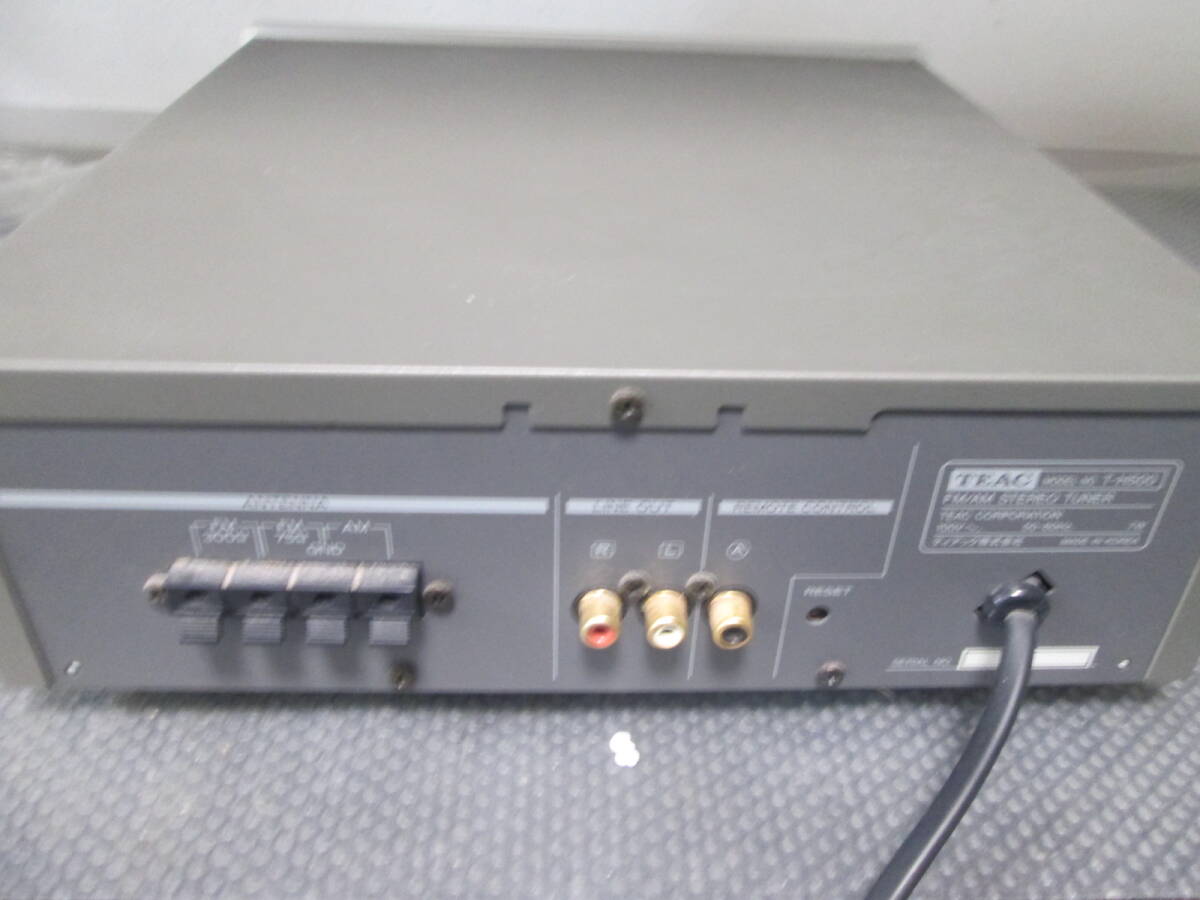TEAC T-H500 FM/AMステレオチューナー 箱/アンテナありの画像7