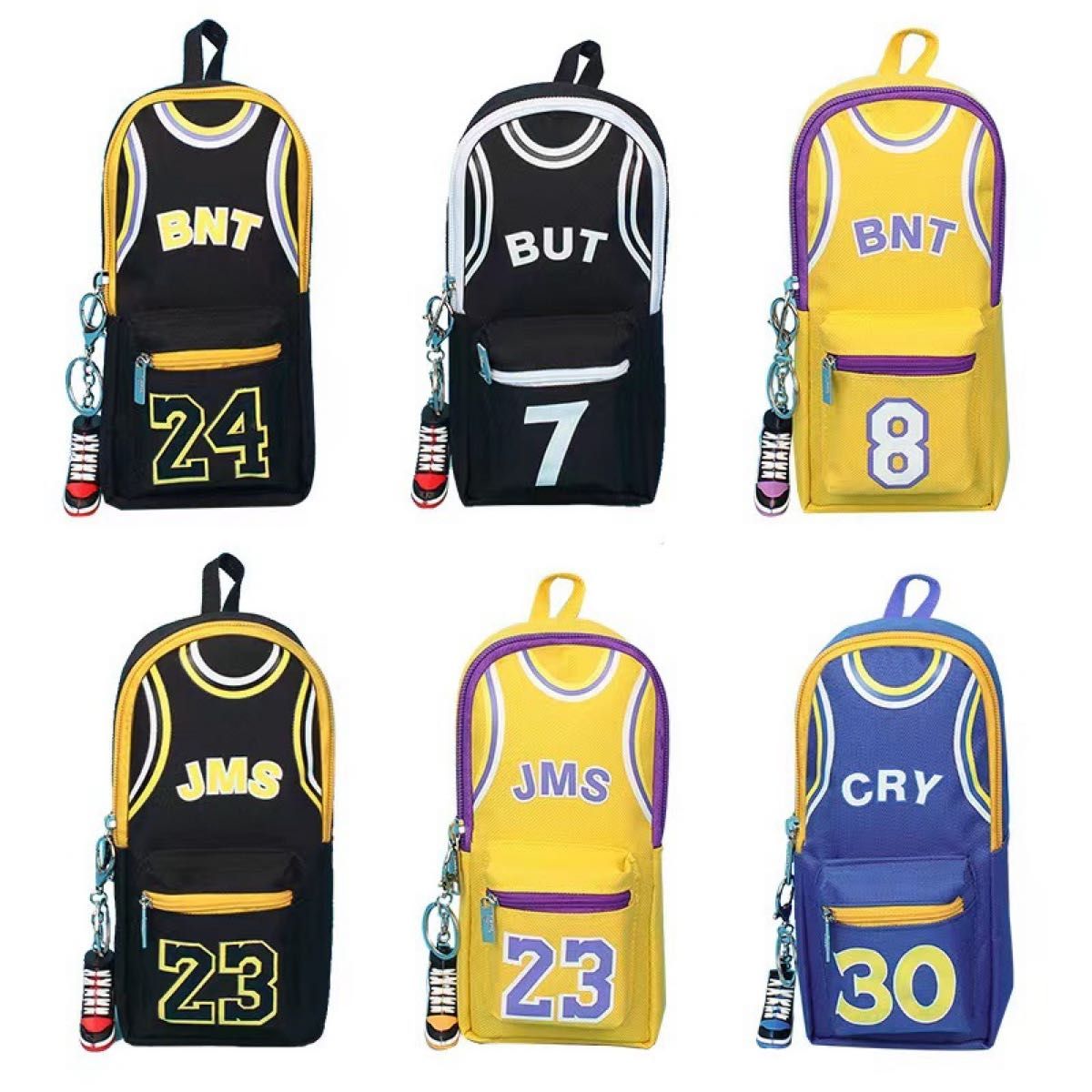 【再入荷】ペンケース　筆箱　キーホルダー付き　バスケ　男の子　NBA