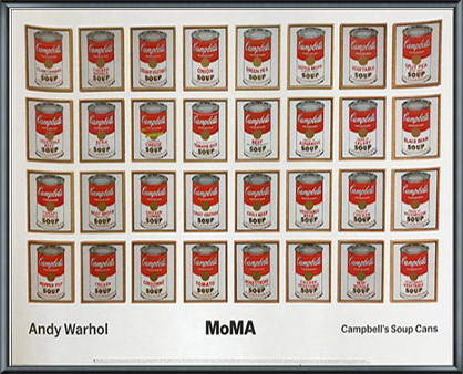キャンベルスープ缶 1962/ウォーホル/フレーム額装_画像1