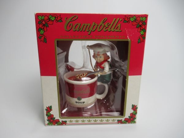 キャンベル クリスマスオーナメント Campbell's コレクタブル オーナメント ツリー 飾り スープ ヴィンテージ アメリカン スプーン カップの画像1