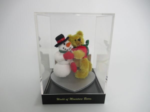 ワールド オブ ミニチュア ベアーズ World of Miniature Bears テディベア 雪だるま クリスマス 熊 クマ くま FROST FRIEND 美品の画像1