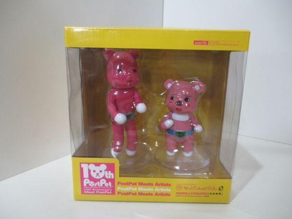 ポストペット フィギュア VINYL COLLECTIBLE DOLLS モモ＆コモモ 吉田戦車 PostPet Meets Artists VCD 10周年 メディコムトイ MEDICOM TOY_B0