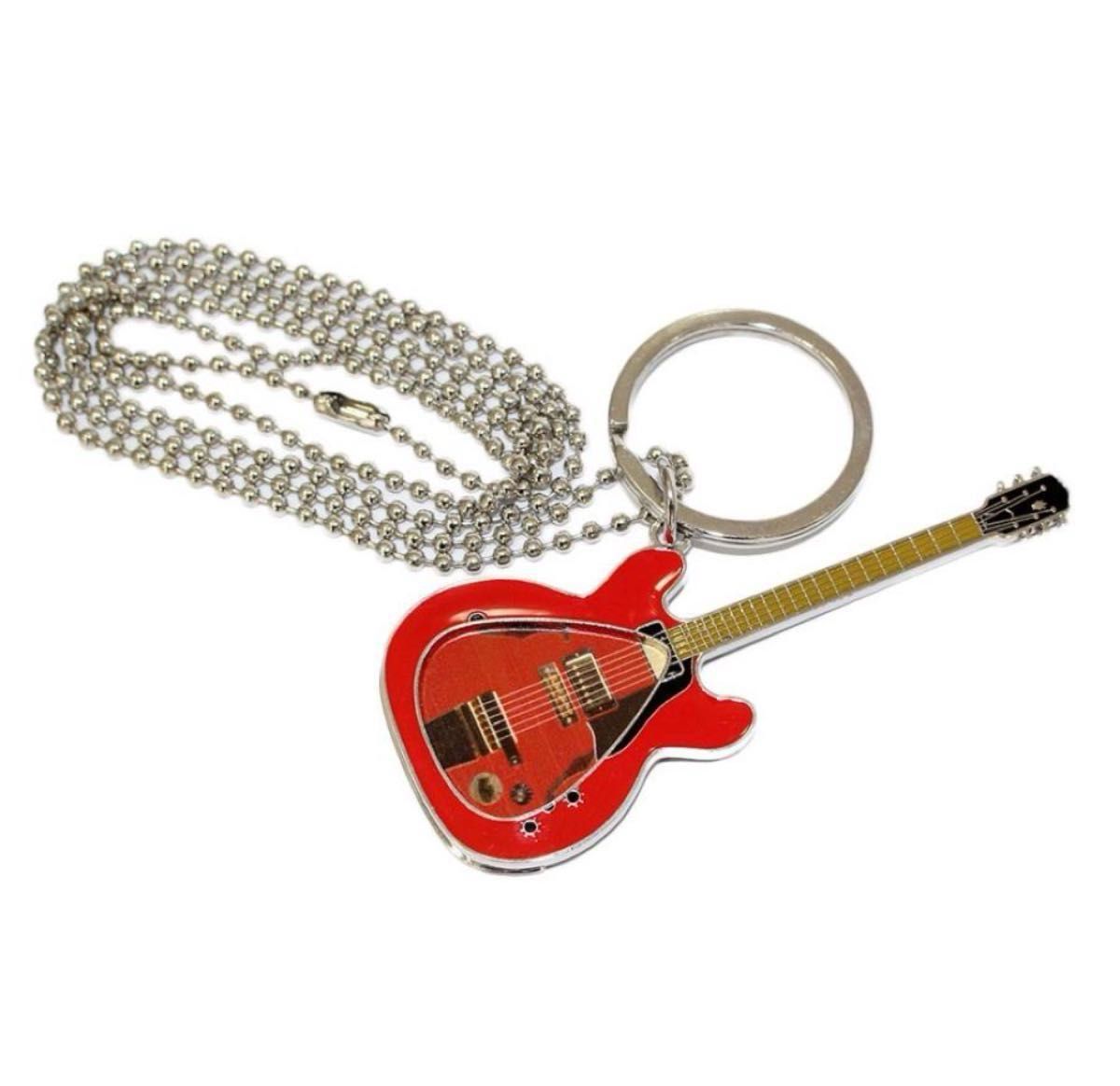 【値下げ！】ギターピックホルダー PICK WORLD Pick-Lace PWPH3 Red Hollow ネックレス