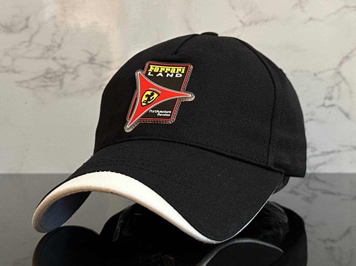 【未使用品】332KF★Ferrari フェラーリ キャップ 帽子 CAP ファンにも嬉しい上品で高級感のあるデザインのコットン素材♪《FREEサイズ》 