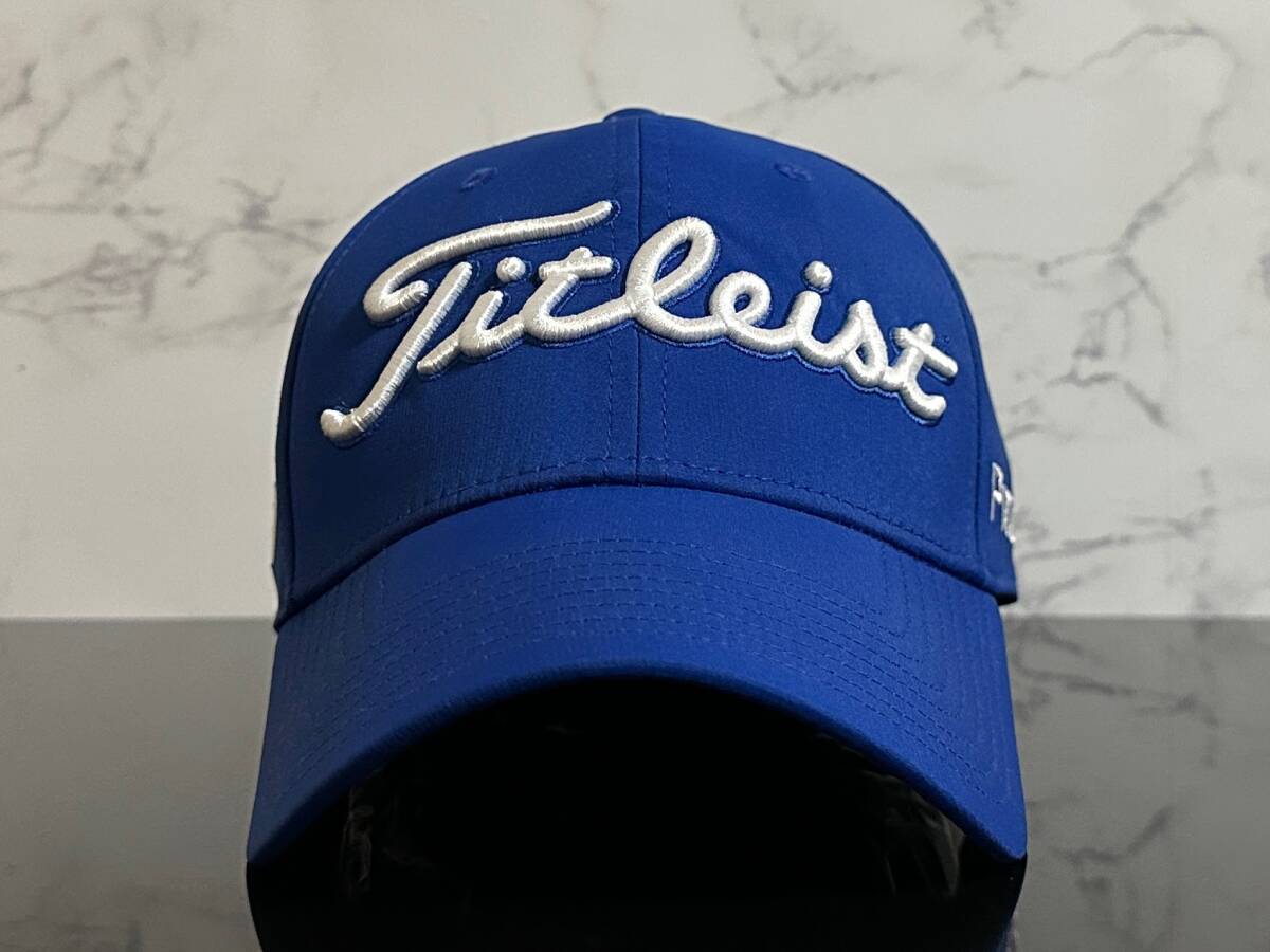 【未使用品】63F 希少★Titleist タイトリスト ゴルフ キャップ 帽子 CAP 希少でお洒落なブルーにシリーズロゴとFJロゴ♪《FREEサイズ》の画像2