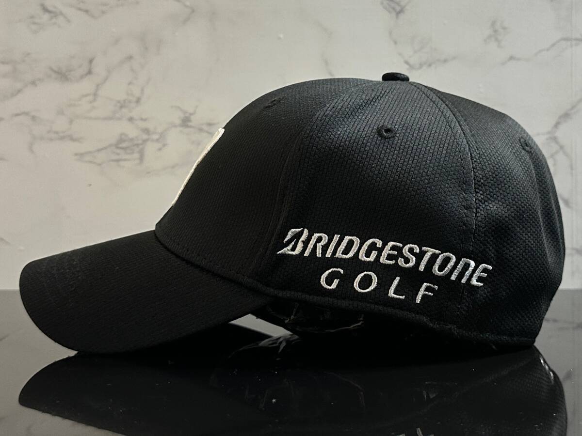 【未使用品】295KE★BRIDGESTONE GOLF ブリヂストン B330 ゴルフキャップ 帽子 CAP上品で高級感のあるブラック！《伸縮前58㎝～62㎝位迄》_画像4