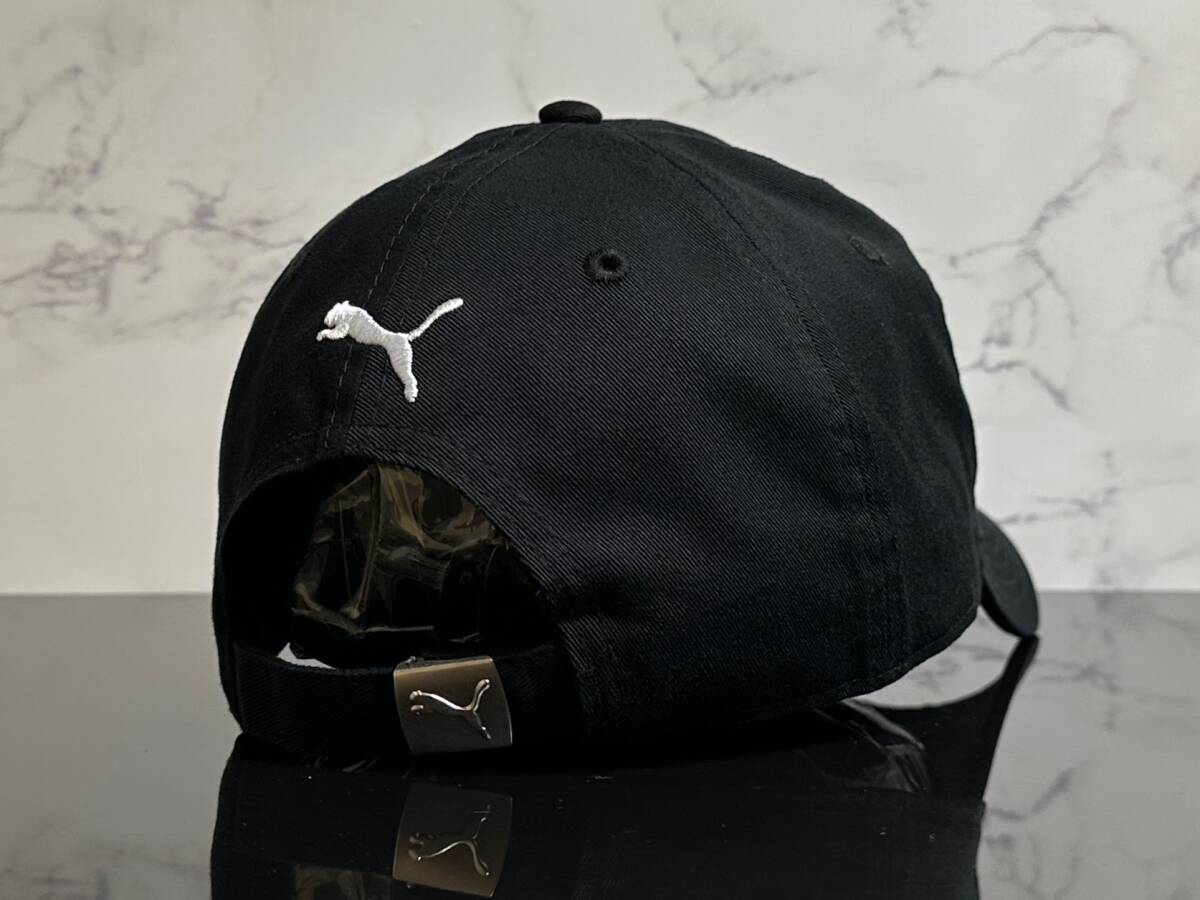 【未使用品】222KE クール★PUMA プーマ キャップ 帽子CAP ファンにも嬉しいクールなブラックのコットン素材にホワイトロゴ《FREEサイズ》_画像6