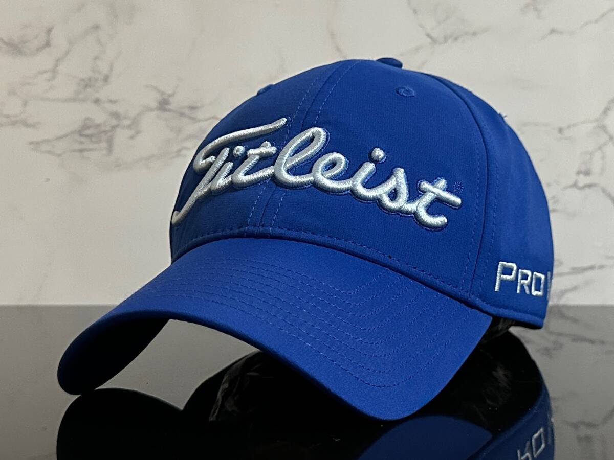 【未使用品】372KB 希少★Titleist タイトリスト ゴルフ キャップ 帽子 CAP 希少でお洒落なブルーにシリーズロゴとFJロゴ♪《FREEサイズ》_画像3