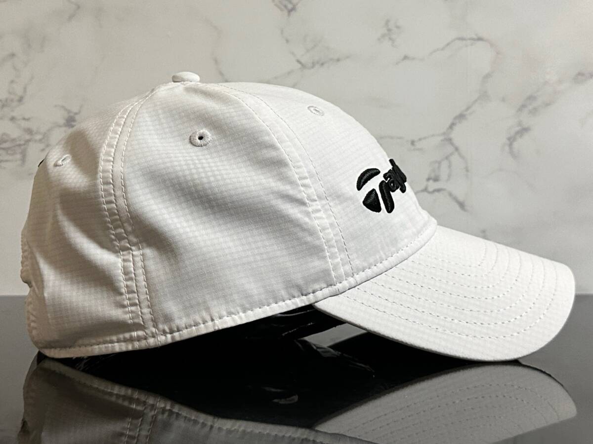 【未使用品】74A★Taylor Made テーラーメイド ゴルフキャップ 帽子 CAP 上品で高級感のあるホワイトにブラック刺繍ロゴ♪《FREEサイズ》_画像4