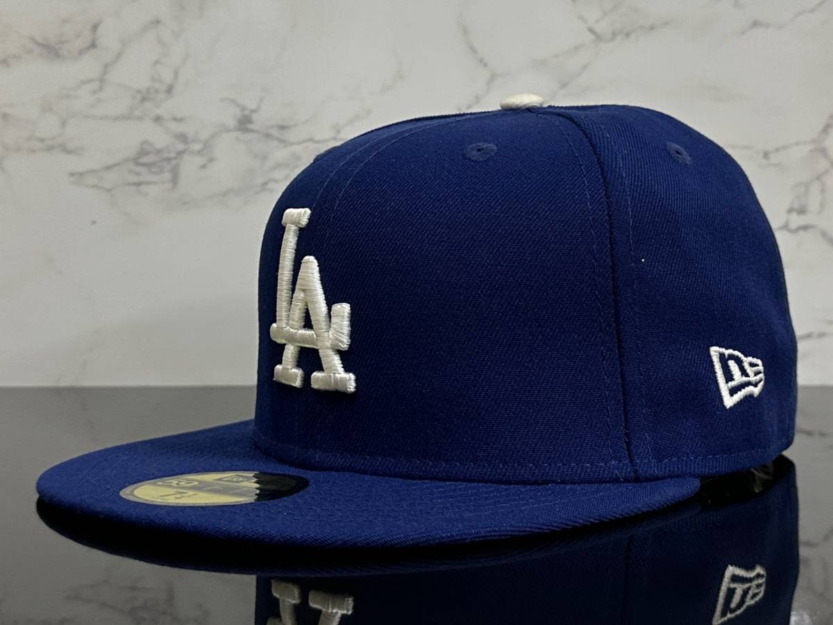 【未使用品】180A★NEW ERA 59FIFTY×MLB ロサンゼルス ドジャース Los Angeles Dodgers コラボ キャップ 帽子 CAP《SIZE 7 3/8・58.7㎝》_画像1