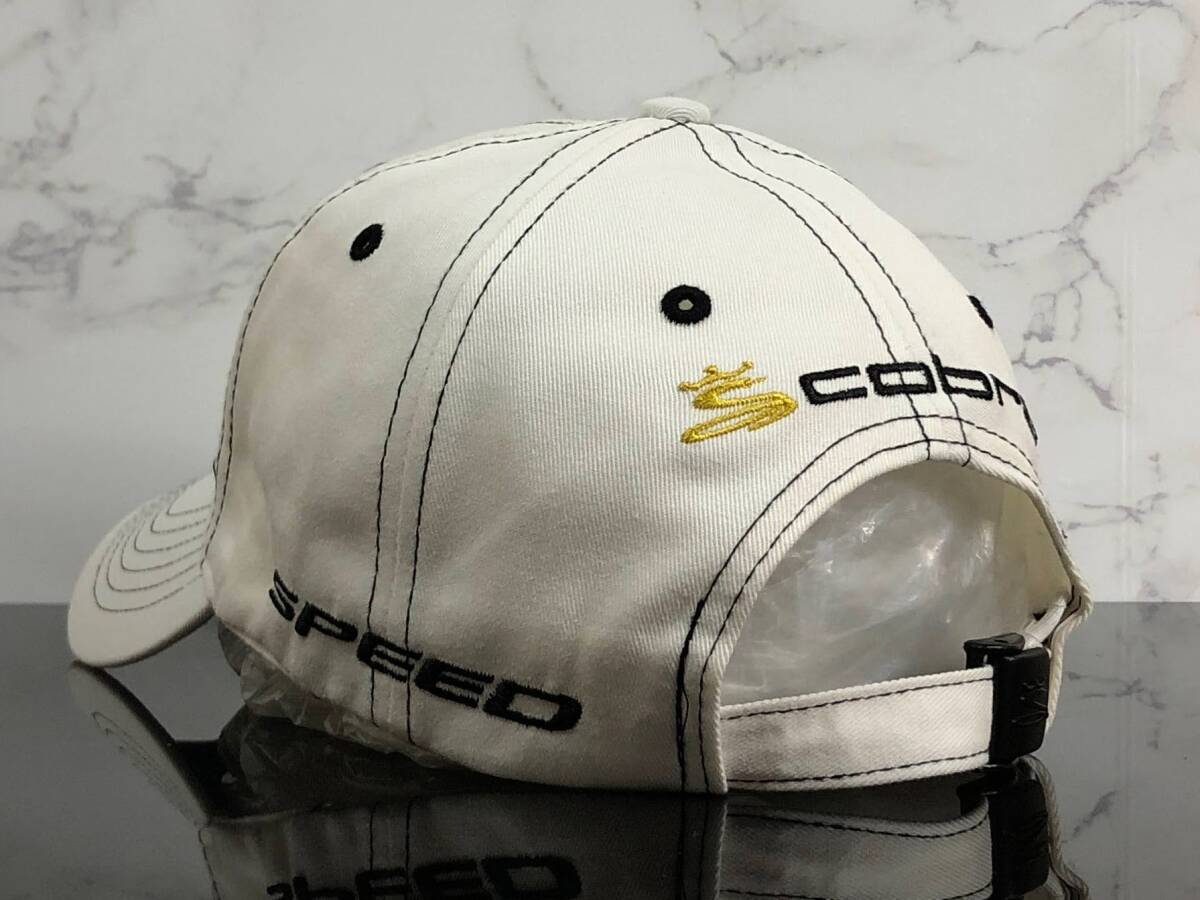 【未使用品】451SC★Cobra コブラ キャップ 帽子 CAP 限定1個！高級感のあるホワイトにFJ フットジョイロゴとシリーズロゴ《FREEサイズ》_画像7