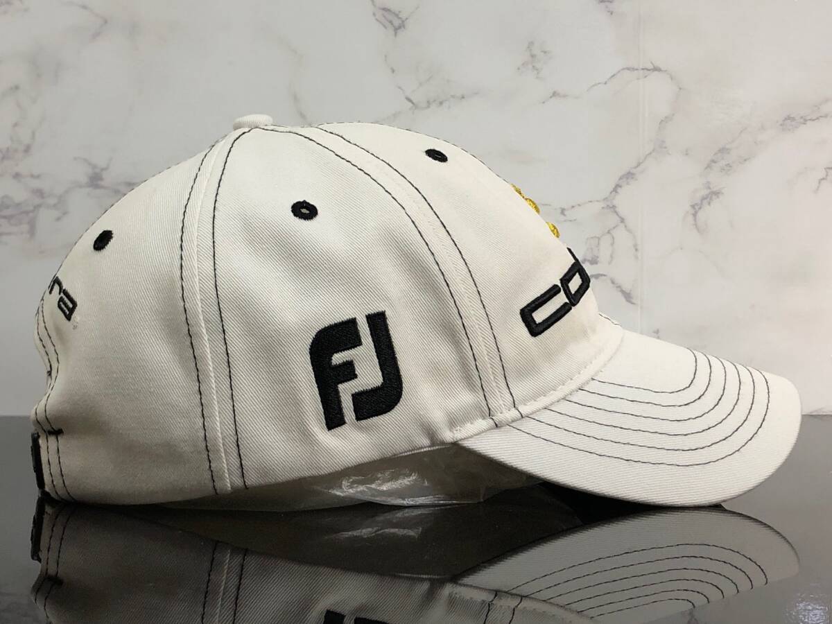 【未使用品】451SC★Cobra コブラ キャップ 帽子 CAP 限定1個！高級感のあるホワイトにFJ フットジョイロゴとシリーズロゴ《FREEサイズ》_画像3