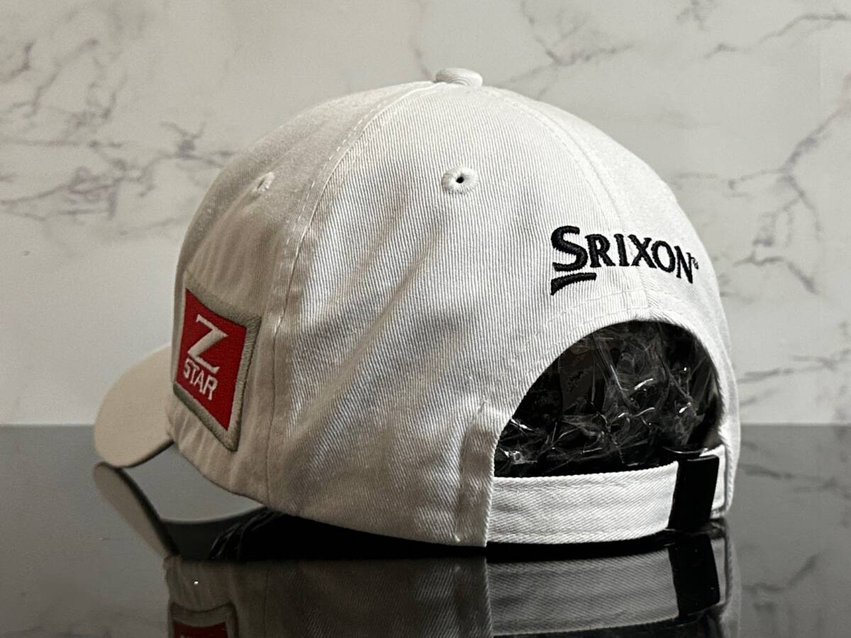 【未使用品】348KC★SRIXON スリクソン ゴルフキャップ 帽子CAP 上品で高級感のあるホワイトにZーSTARシリーズロゴ《FREEサイズ》松山英樹_画像6