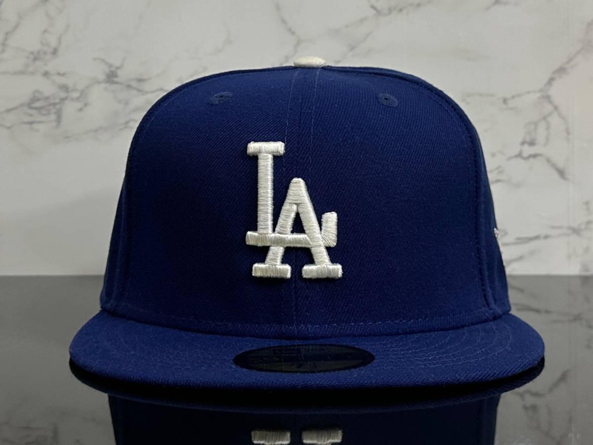 【未使用品】18D★NEW ERA 59FIFTY×MLB ロサンゼルス ドジャース Los Angeles Dodgers コラボ キャップ 大谷翔平《SIZE 7 1/8・56.8㎝》_画像2