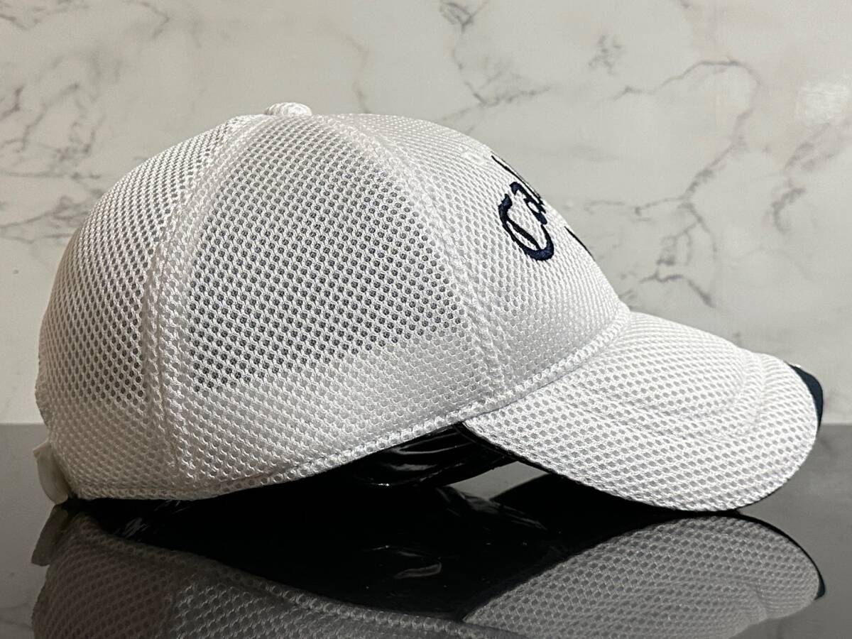 【未使用品】32D★Callaway Golf キャロウェイ ゴルフ キャップ 帽子 上品で高級感のあるホワイトのクッションメッシュ素材《FREEサイズ》_画像5