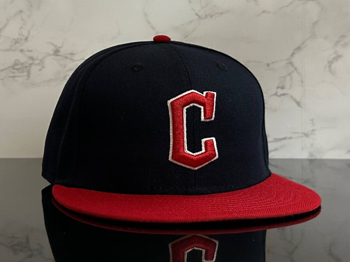 【未使用品】29C★NEW ERA 59FIFTY×MLB クリーブランド ガーディアンズ Cleveland Guardians コラボ キャップ 帽子《SIZE 6 7/8・54.9㎝》_画像3