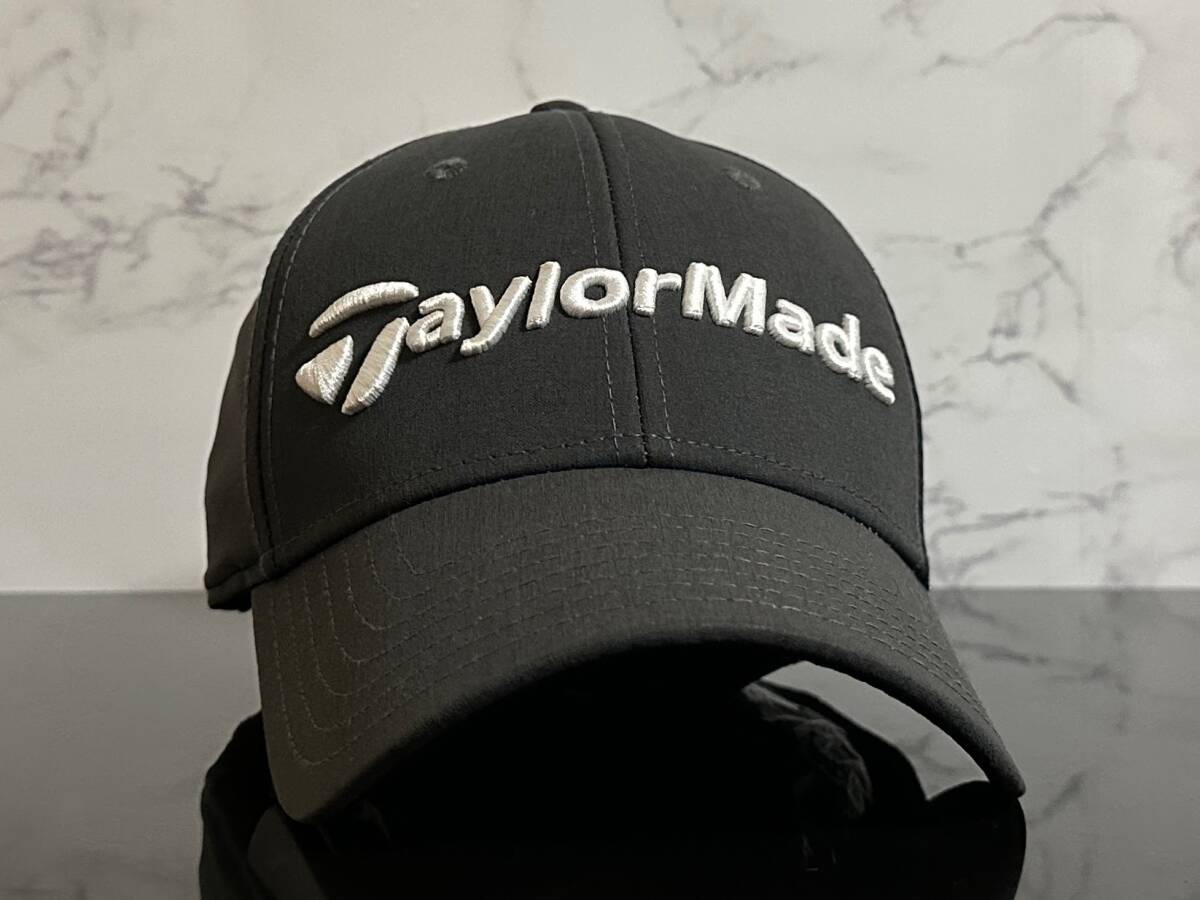 【未使用品】67E 上品★Taylor Made テーラーメイド ゴルフキャップ 帽子 CAP 上品で高級感のあるグレーにホワイト刺繍ロゴ《FREEサイズ》_画像1
