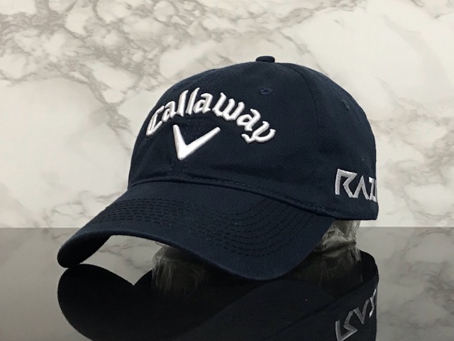 【未使用品】71A★Callaway Golf キャロウェイ ゴルフ キャップ 帽子 CAP 上品で高級感のあるネイビーにシリーズロゴ♪《FREEサイズ》の画像1