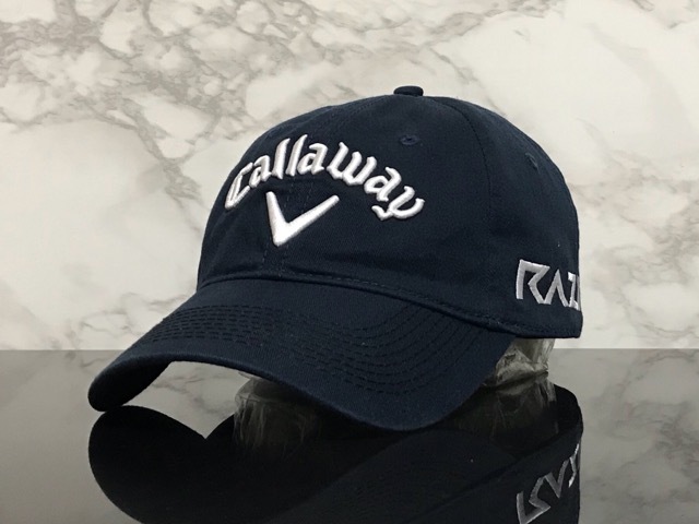 【未使用品】71A★Callaway Golf キャロウェイ ゴルフ キャップ 帽子 CAP 上品で高級感のあるネイビーにシリーズロゴ♪《FREEサイズ》_画像1