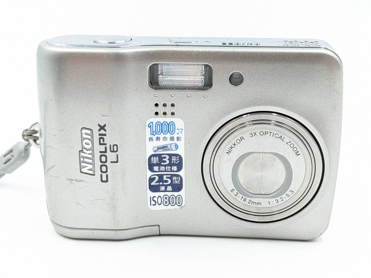 1000円～【動作確認済】Nikon COOLPIX L6 ニコン クールピクス コンパクト デジタルカメラ デジカメ _画像1