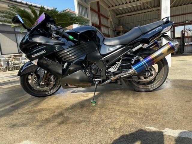 ☆ZZR1400☆カワサキ☆社外マフラー☆ハンドルヒーター☆_画像1