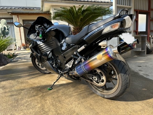 ☆ZZR1400☆カワサキ☆社外マフラー☆ハンドルヒーター☆_画像2