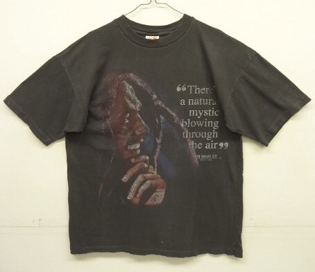 90s ヴィンテージ BOB MARLEY ボブマーリー SUN ISLAND製 シングルステッチ 半袖 Tシャツ フェードブラック VINTAGE 90年代 雰囲気_画像1