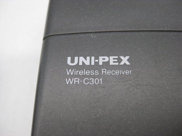 *UNI-PEX/ Uni peks* mobile receiver *WR-C301*5 pcs. set * charger WP-C106 attaching * electrification * charge verification only * present condition delivery *T0462